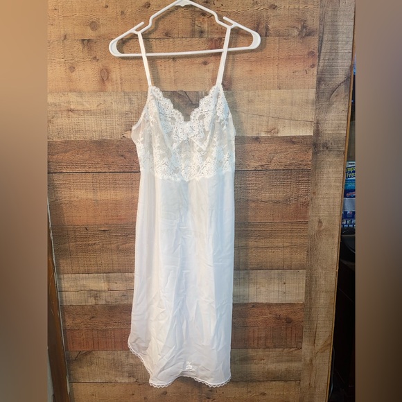 Dior Other - Vintage 90s Christian Dior Saks Fifth Avenue satin and lace slip dress nightie